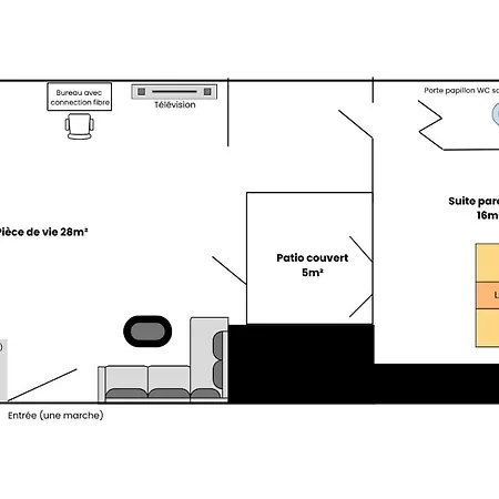 La Myrtillette Apartamento